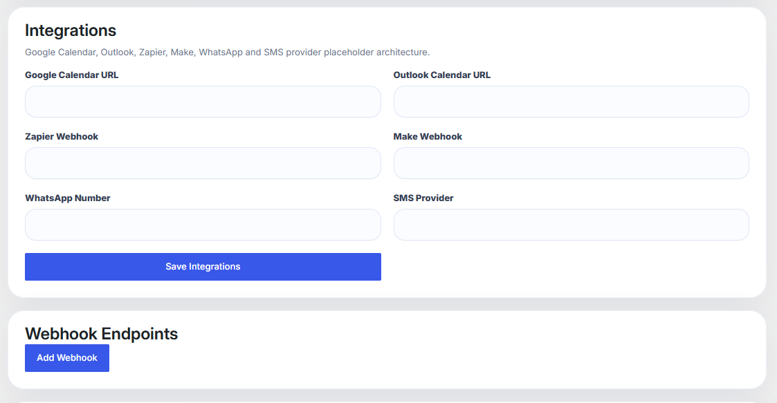 SkeduPax Pro — Request-first scheduling for WordPress — Unified Integration Control